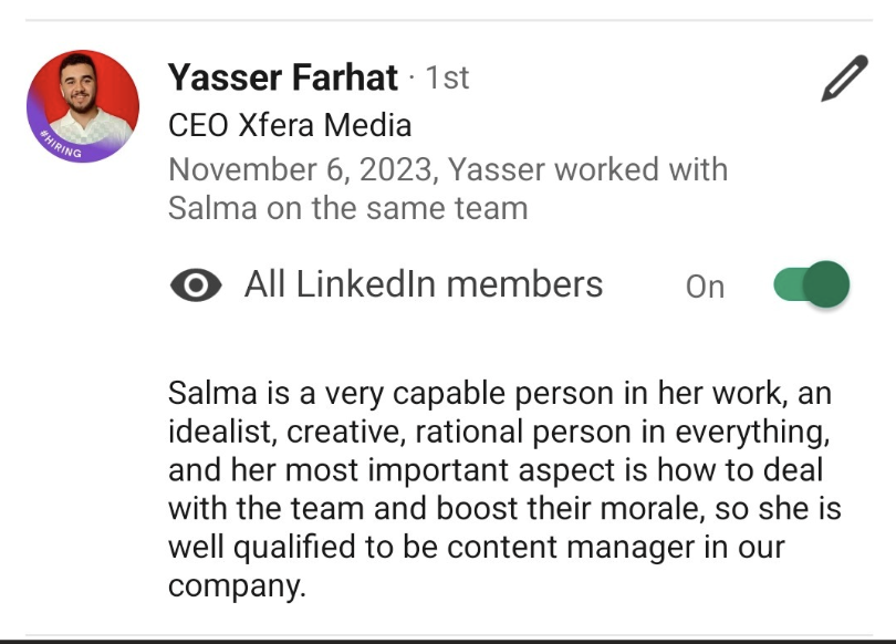 مراجعة من Yasser Farhat